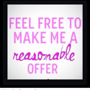 send me an offer on anything!